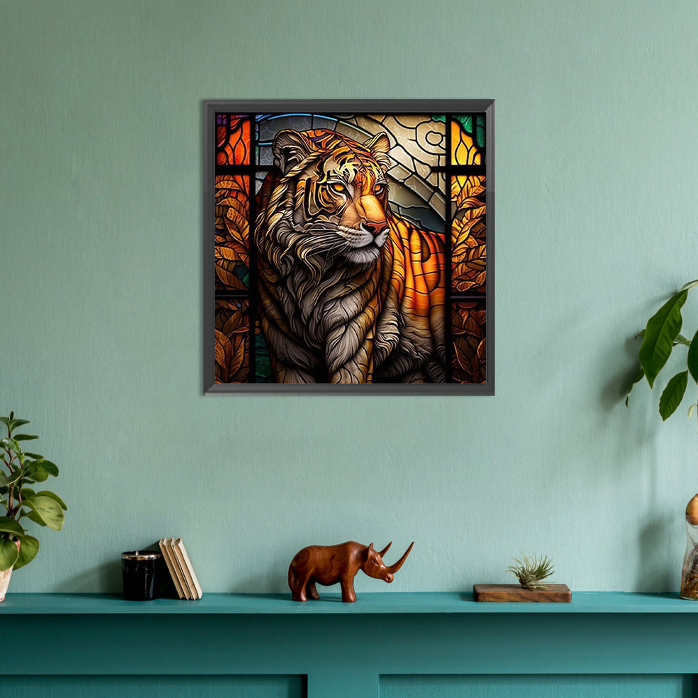 Diamond Painting - Full Round - tiger (30*30CM)