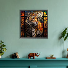 Load image into Gallery viewer, Diamond Painting - Full Round - tiger (30*30CM)
