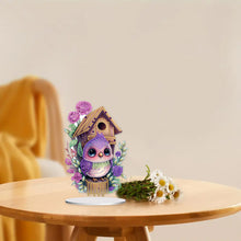 Load image into Gallery viewer, Resin Cute Bird Special Shaped Desktop Diamond Art Kit Desktop Decor (Bird)
