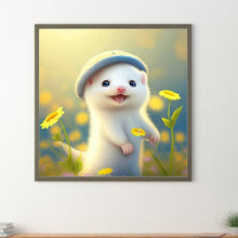 Load image into Gallery viewer, Diamond Painting - Full Round - white hamster (30*30CM)
