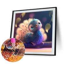 Load image into Gallery viewer, Diamond Painting - Full Round - cute peacock (30*30CM)
