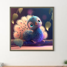 Load image into Gallery viewer, Diamond Painting - Full Round - cute peacock (30*30CM)
