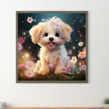 Load image into Gallery viewer, Diamond Painting - Full Round - Flower puppy (30*30CM)
