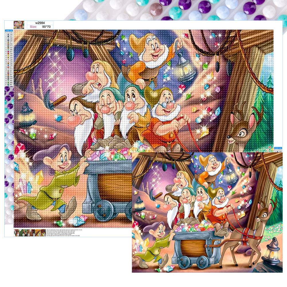 Diamond Painting - Full Round - forest dwarf (90*70CM)