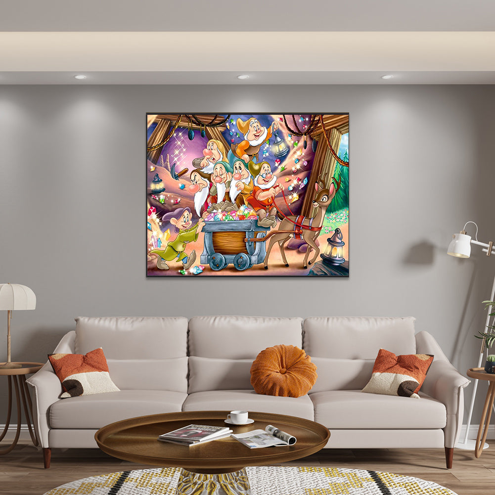 Diamond Painting - Full Round - forest dwarf (90*70CM)