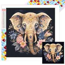 Load image into Gallery viewer, Diamond Painting - Full Square - elephant head (40*40CM)
