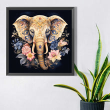 Load image into Gallery viewer, Diamond Painting - Full Square - elephant head (40*40CM)
