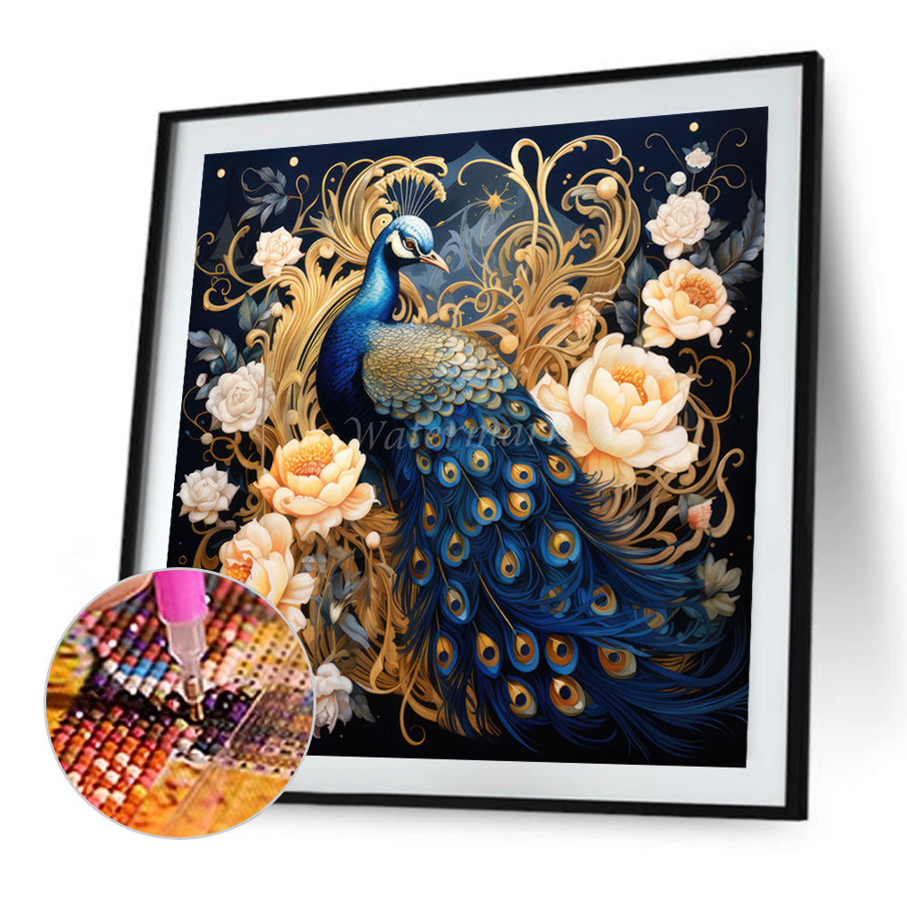 Diamond Painting - Full Square - Peacock (40*40CM)