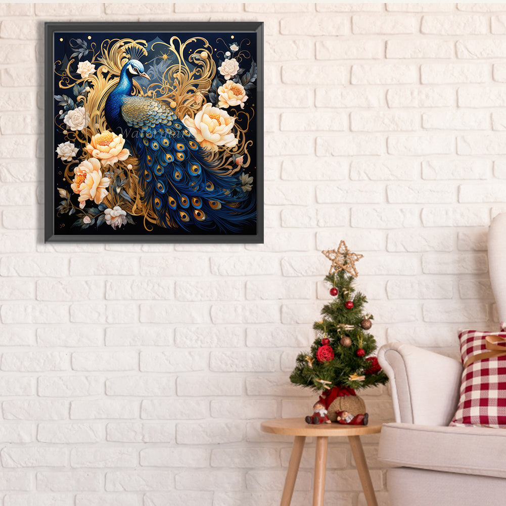 Diamond Painting - Full Square - Peacock (40*40CM)