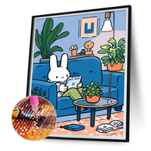 Load image into Gallery viewer, Diamond Painting - Full Round - rabbit (30*40CM)
