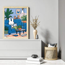 Load image into Gallery viewer, Diamond Painting - Full Round - rabbit (30*40CM)

