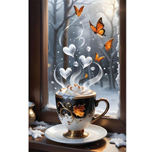 Load image into Gallery viewer, Diamond Painting - Full Round - coffee butterfly (40*60CM)

