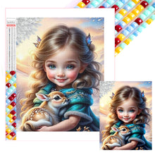 Load image into Gallery viewer, Diamond Painting - Full Square - little girl (30*40CM)
