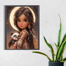 Load image into Gallery viewer, Diamond Painting - Full Square - little girl (30*40CM)
