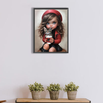 Diamond Painting - Full Square - little girl (30*40CM)