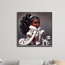 Load image into Gallery viewer, Diamond Painting - Full Round - girl (30*30CM)
