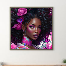 Load image into Gallery viewer, Diamond Painting - Full Round - girl (30*30CM)
