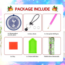 Load image into Gallery viewer, Football Club Double Sided Diamond Art Keyring Handmade for Home Party Decor
