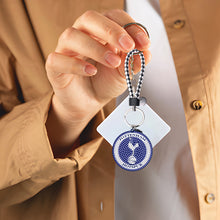 Load image into Gallery viewer, Football Club Double Sided Diamond Art Keyring Handmade for Home Party Decor
