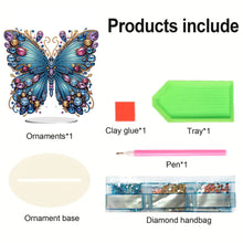 Load image into Gallery viewer, Animal Colorful Butterfly Desktop Diamond Art Kits for Home Office Desktop Decor

