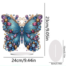 Load image into Gallery viewer, Animal Colorful Butterfly Desktop Diamond Art Kits for Home Office Desktop Decor
