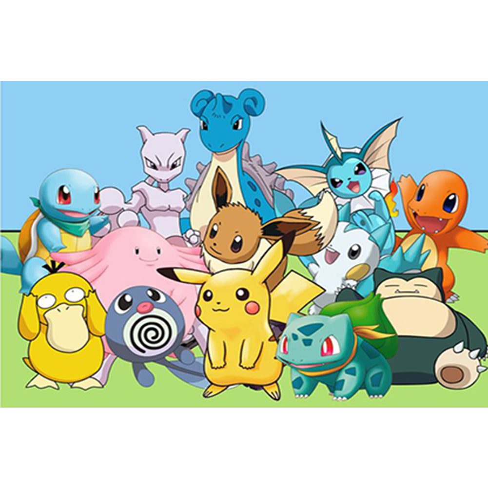 Diamond Painting - Full Round - Pok¨¦mon (60*40CM)