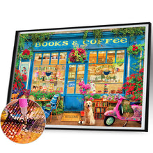Load image into Gallery viewer, Diamond Painting - Full Round - Books and Cafe (50*40CM)
