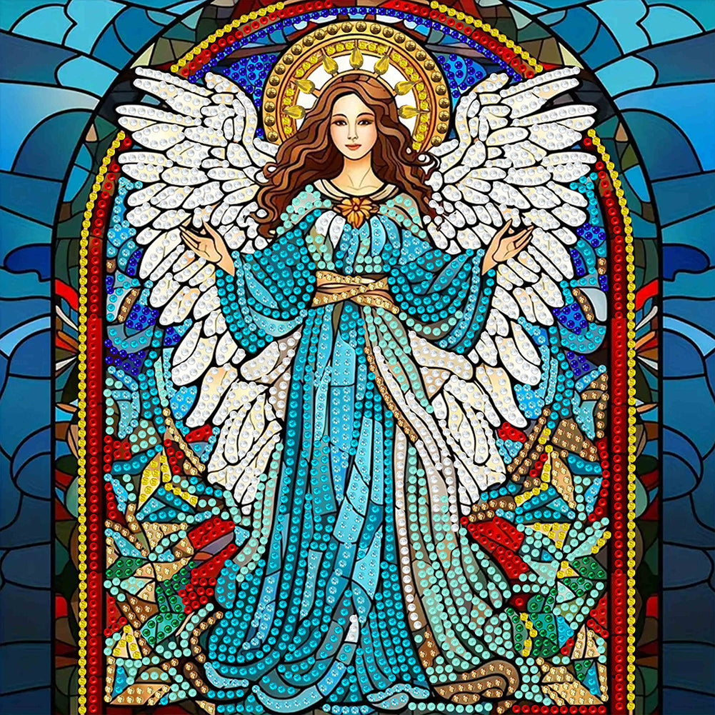 Diamond Painting - Partial Special Shaped - Our Lady of Glass Art (30*30CM)