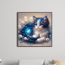 Load image into Gallery viewer, Diamond Painting - Full Round - Flowers and kittens (30*30CM)
