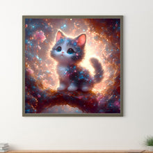 Load image into Gallery viewer, Diamond Painting - Full Round - beautiful kitten (30*30CM)
