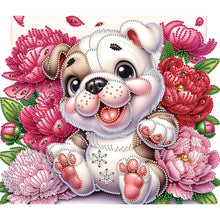 Load image into Gallery viewer, Diamond Painting - Partial Special Shaped - Bulldog (35*30CM)
