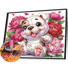 Load image into Gallery viewer, Diamond Painting - Partial Special Shaped - Bulldog (35*30CM)
