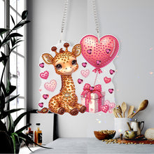 Load image into Gallery viewer, Single Sided Special Shape 5D DIY Diamond Painting Dots Pendant for Office Decor
