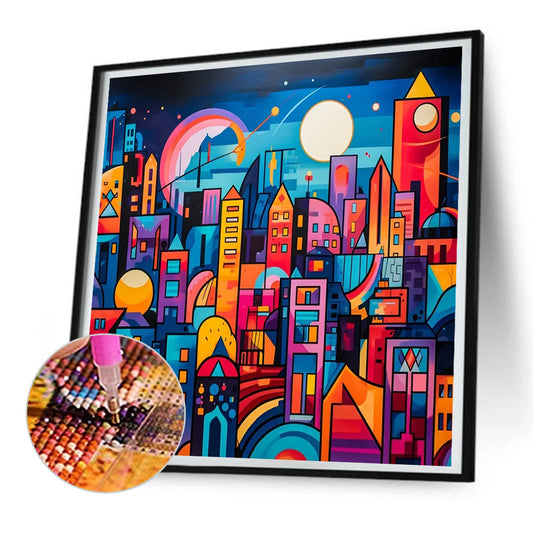 Diamond Painting - Full Round - color house (30*30CM)