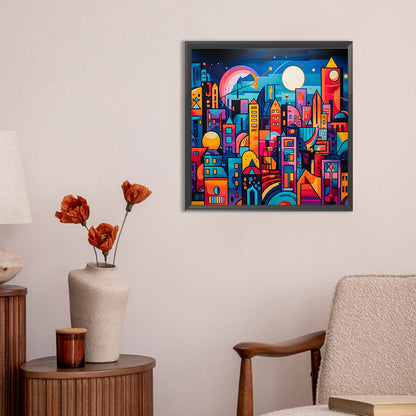 Diamond Painting - Full Round - color house (30*30CM)