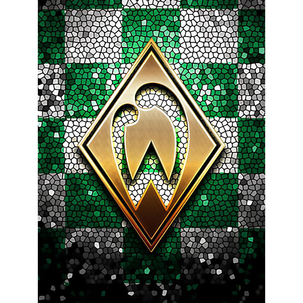 Diamond Painting - Full Round - Werder Bremen logo (30*40CM)