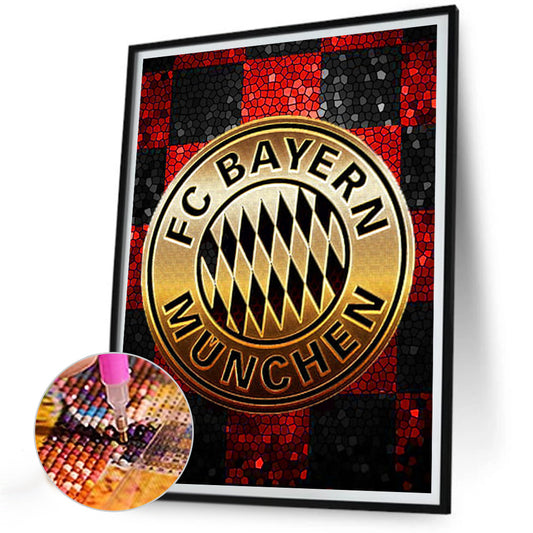 Diamond Painting - Full Round - Bayern Munich logo (30*40CM)