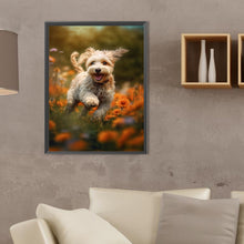 Load image into Gallery viewer, Diamond Painting - Full Square - running puppy (30*40CM)
