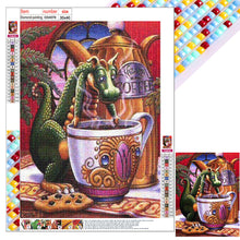 Load image into Gallery viewer, Diamond Painting - Full Square - magic dinosaur (30*40CM)
