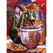 Load image into Gallery viewer, Diamond Painting - Full Square - magic dinosaur (30*40CM)
