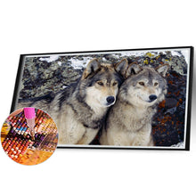 Load image into Gallery viewer, Diamond Painting - Full Round - Wolf (50*30CM)
