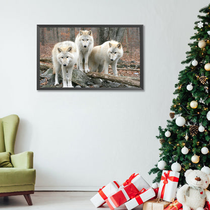 Diamond Painting - Full Round - Wolf (50*30CM)