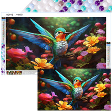 Load image into Gallery viewer, Diamond Painting - Full Round - hummingbird (70*40CM)
