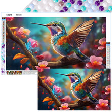 Load image into Gallery viewer, Diamond Painting - Full Round - hummingbird (70*40CM)
