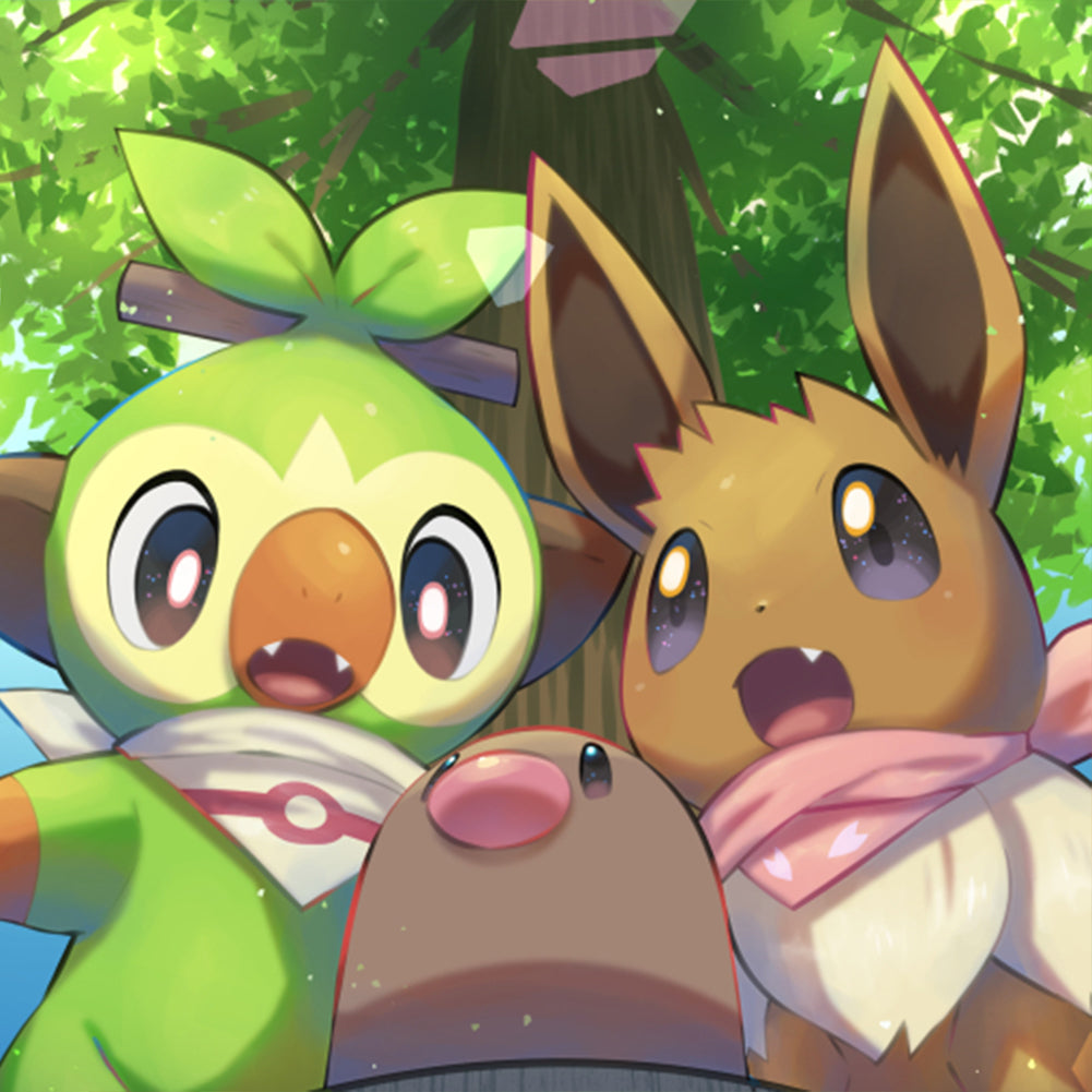 Diamond Painting - Full Round - Pokemon (35*35CM)