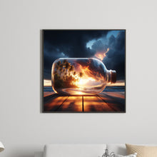 Load image into Gallery viewer, Diamond Painting - Full Round - bottle sunset (35*35CM)
