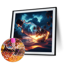 Load image into Gallery viewer, Diamond Painting - Full Round - bottle sunset (35*35CM)
