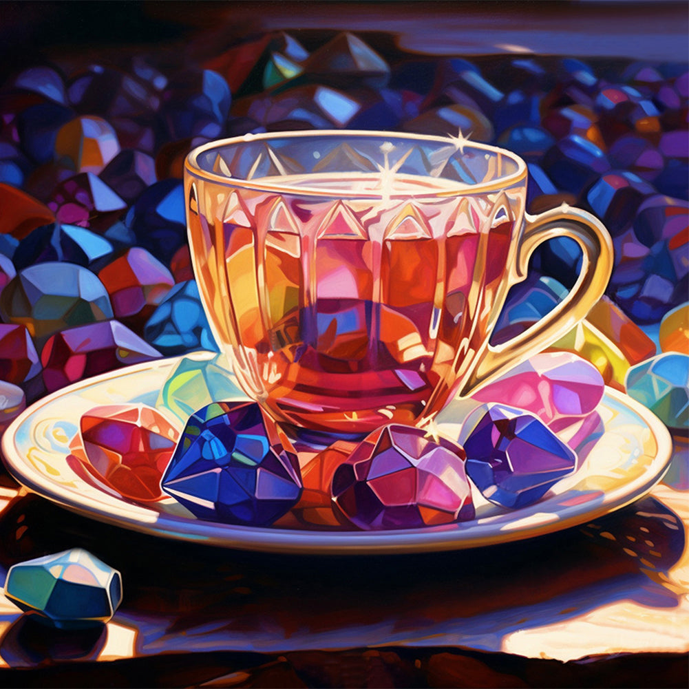 Diamond Painting - Full Round - diamond coffee (30*30CM)