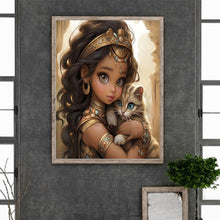 Load image into Gallery viewer, Diamond Painting - Full Round - little girl (30*40CM)
