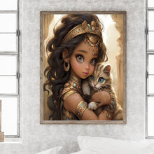 Load image into Gallery viewer, Diamond Painting - Full Round - little girl (30*40CM)
